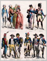 French Republic costumes 18th century
