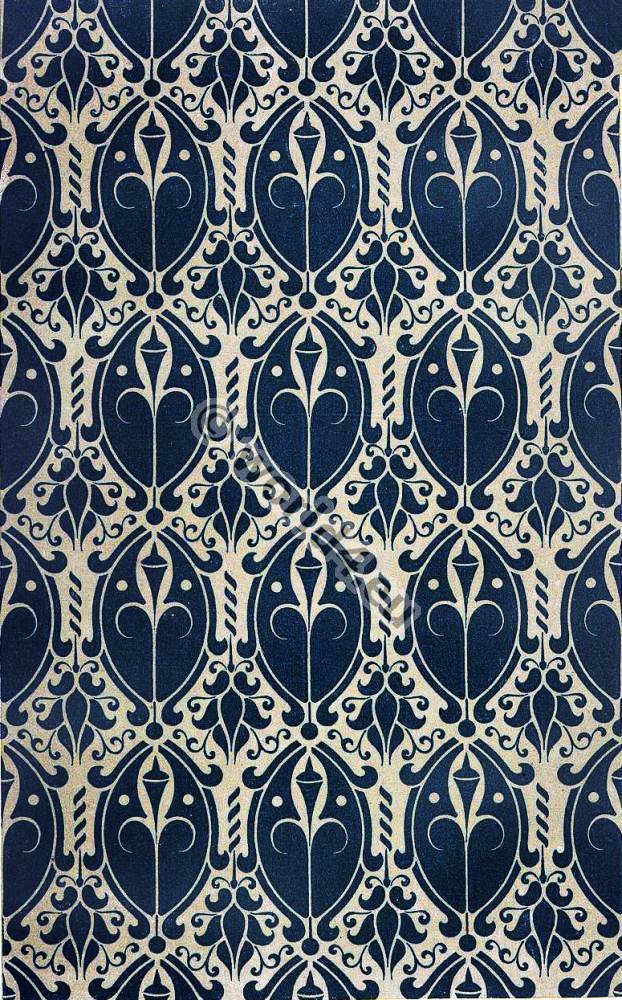 Italian renaissance fabric. 15th century fabrics design at Louvre. According to Jean de Fisole. Middle ages textil.