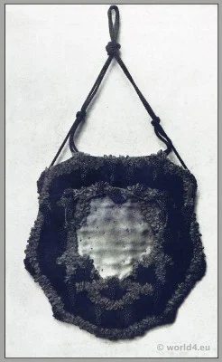 Art nouveau handbag design,Anna Somoff-Mikhailoff, Beadwork, Belle Époque,Edwardian fashion