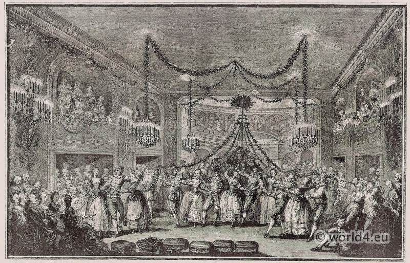 May Ball given at Versailles during the Carnival of the year 1763