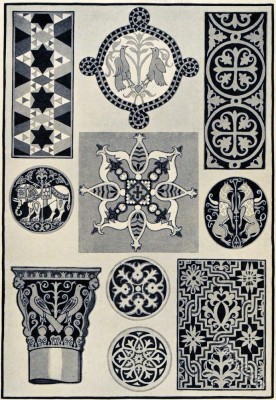 Byzantine decoration, ornaments.