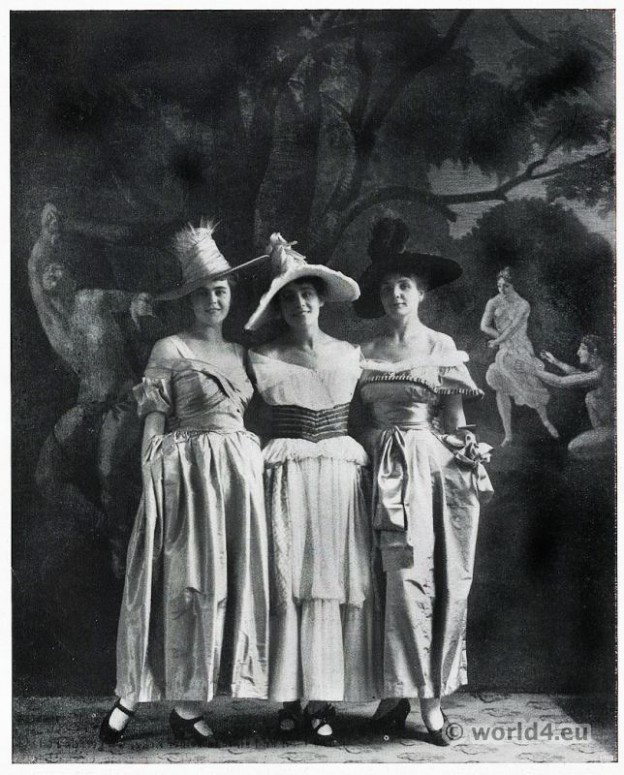 Costumes by Vienna Secession, Wiener Werkstätte, Vienna Workshops. Theatrical costumes for Budapest