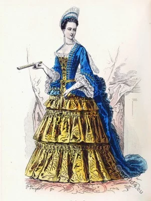 Élisabeth Charlotte d'Orléans, Louis XIV, Fashion, history, baroque, 17th, century, Versailles,