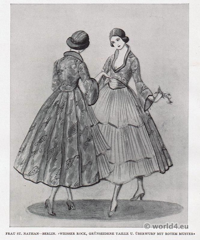 Mrs. St. Nathan skirt fashion, Berlin 1917