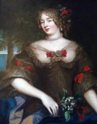 Françoise Marguerite de Sévigné. Louis XIV fashion. 17th century costume