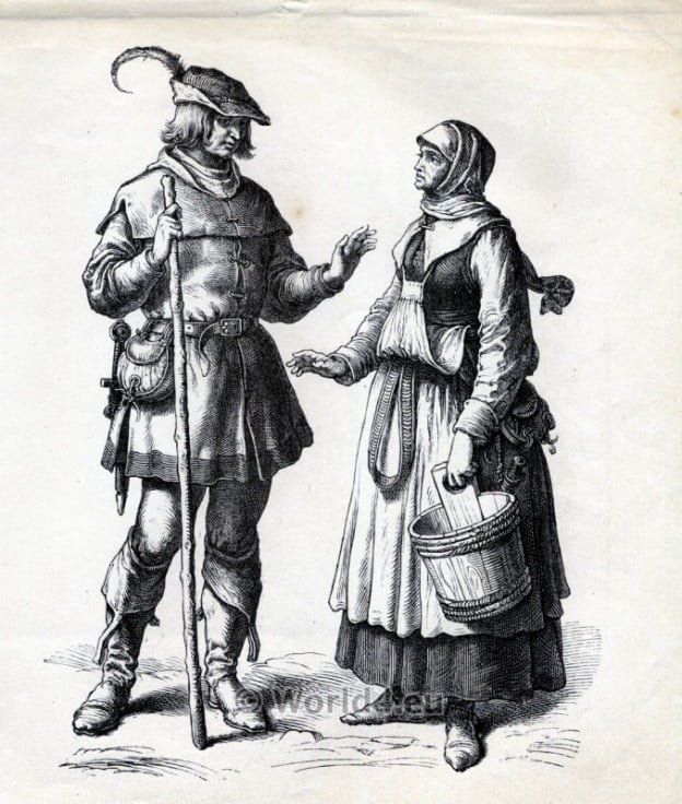 German Peasant costume in 1530.