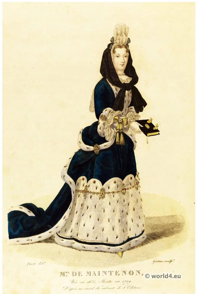 marquise, Maintenon, Françoise, d’Aubigné, morganatic, marriage, Louis XIV