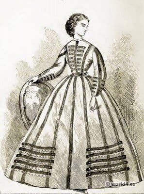 Corset, Crinoline, Victorian, Fashion, Farthingale.