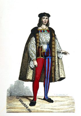 Charles II d'Amboise, Marshal, admiral, France, military governor, fashion, costume, history, 
