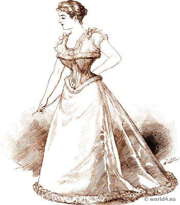 Corset, Crinoline, Victorian, Fashion, Farthingale, bodice, underwear