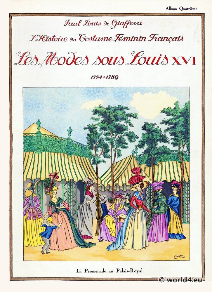 Les Modes sous Louis XVI. L’histoire du costume féminin français.