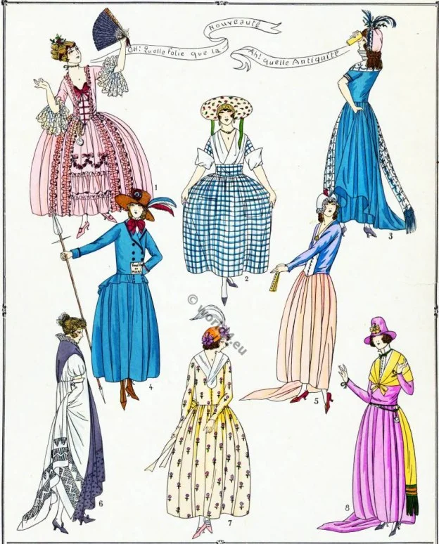 Élégantes, Modes, Revolution, Tallien, Hamelin, Récamier, Charlotte Corday, Cabarrus, princesse, Lamballe,