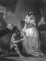 Lady Jane Grey declining the english crown.