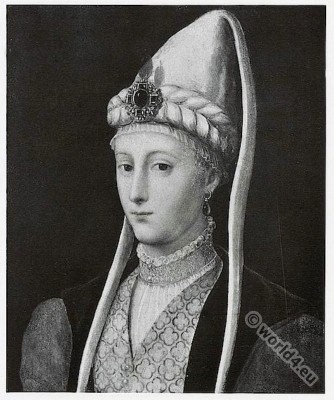 Francesco Primaticcio, Lady, Renaissance, costume