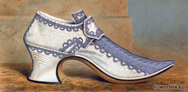 Silk, shoe, Rococo, Countess, Portsmouth, High Heels,