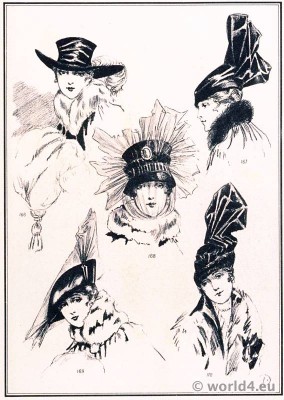 Hat Modèles de Maria Guy. Le style parisien. Art deco fashion magazine. French parisiennes collection haute couture