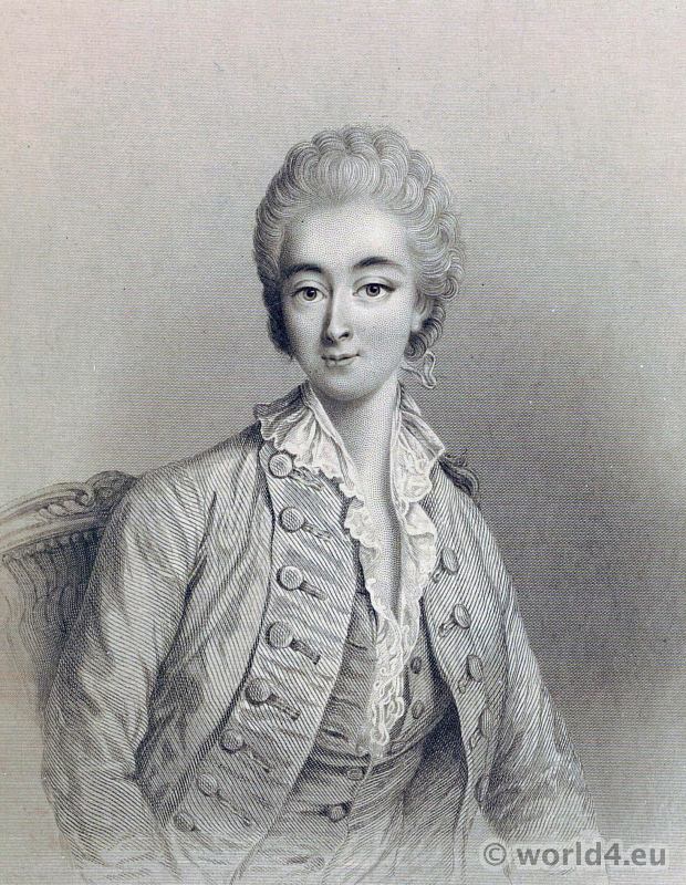 Portrait Comtesse du Barry. French Revolution History. Directoire costume