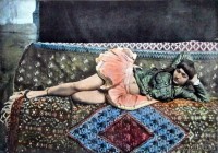 In the Harem. Istanbul 1895. Dans le harem.