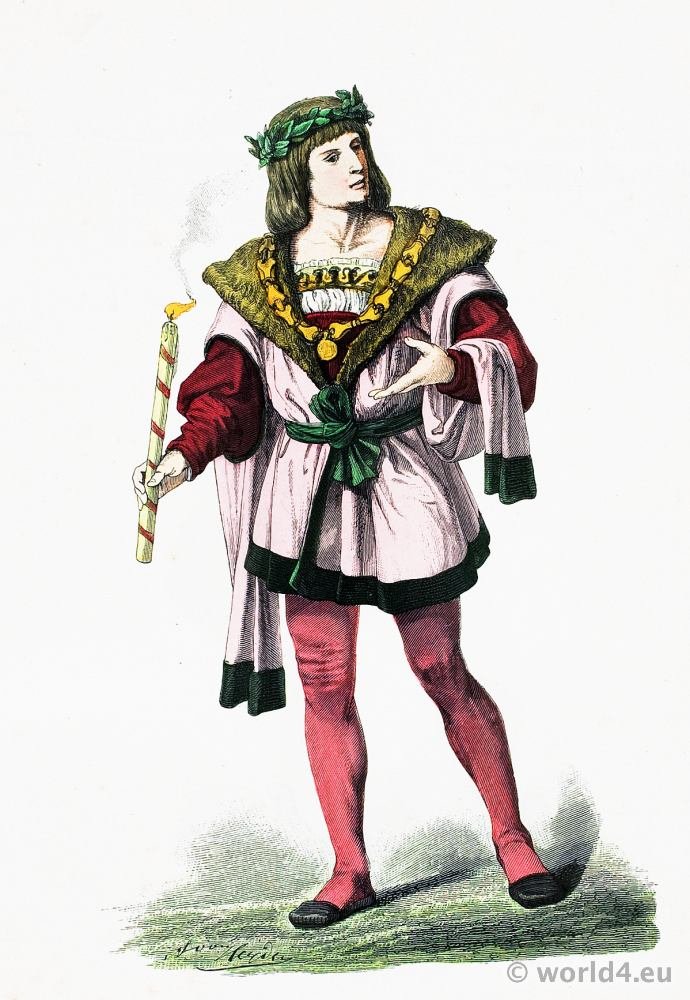 medieval clothing for noblemen