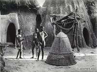 Musgum. African tribe. Young shepherds 1930s