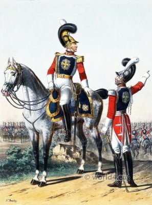 The King's Musketeers. French Army uniforms. France Military costumes
