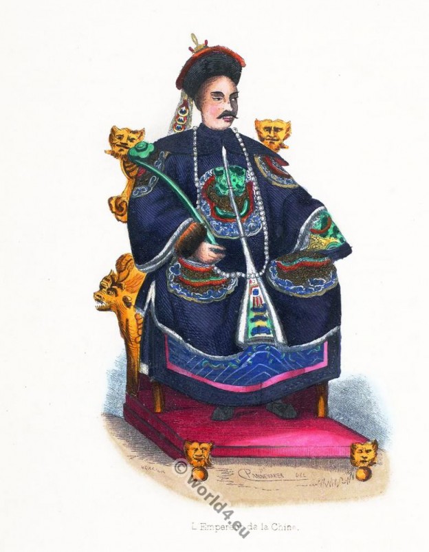 China, Emperor, 19th century, Auguste Wahlen