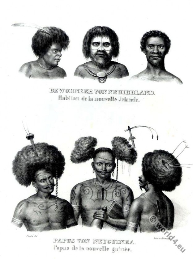 Warriors, Papua, New Guinea, Indonesia,