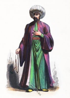 Imam, costume, Turkey, Ottoman Empire, clothing, Ecclesiastical, muslim