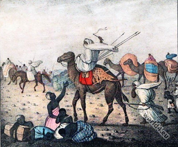 sandstorm, Simoom, Sahara, desert, Arab, caravan,