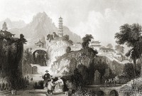China, Imperial, Palace,Chinese landscape, 天堂行宫(虎丘山上的宫殿)