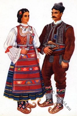 Šumadija, Vladimir Kirin. Serbian national costumes. Srpske nacionalne kostime.