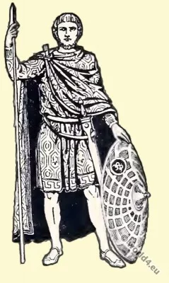 Byzantine Costume History. Byzantine noble costume.