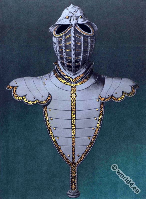 Spain, armour, corselet 16th century, renaissance,