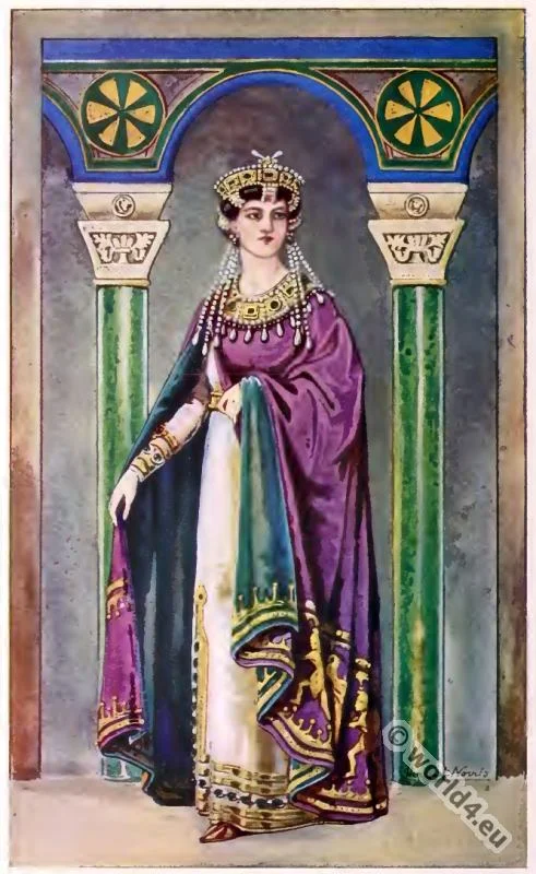 Empress, Theodora, Byzantine, Costume, History