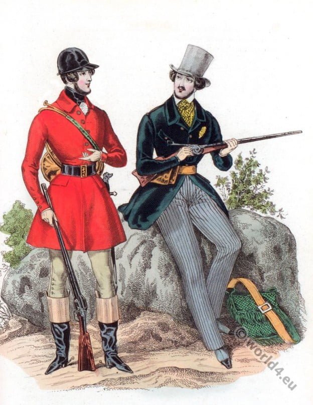 Romantic era fashion costumes