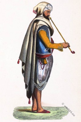 Arabia. Moorish merchant. Historical clothing.