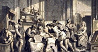 William Caxton. England printing history. Medieval clothing.