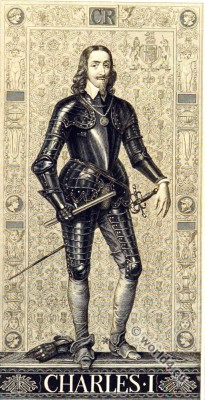Charles I, King, England,
