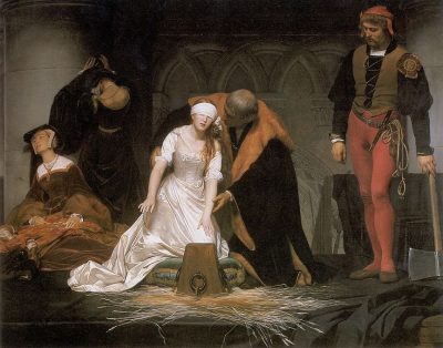 Lady Jane Grey, England, Nine Days Queen, Execution, tudor, fashion, Delaroche