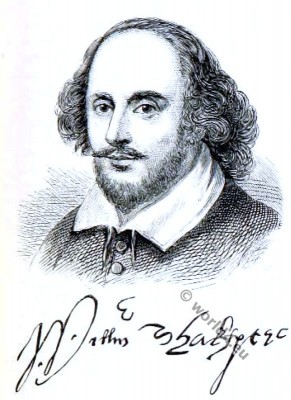 William Shakespeare, Tudor, dramatist, poet, actor 