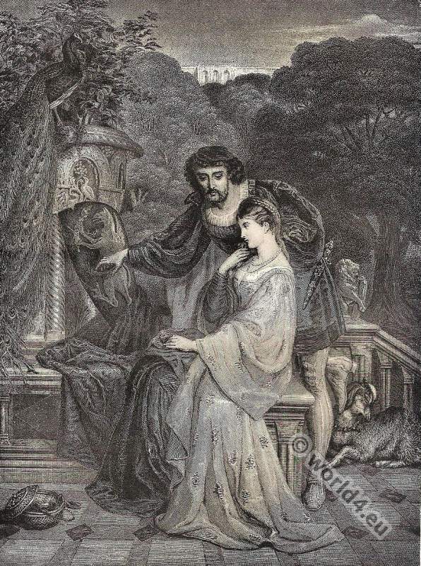 Lancelot and Elaine, The Lady of Shalott.