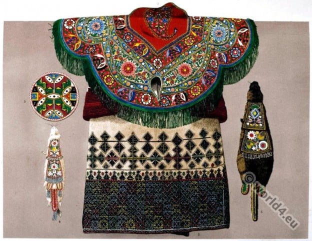 Embroidery, Caucasus, Greece, Natives, Melicete, tribe