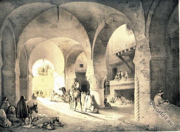 Caravan, Algeria, Algier, Arab