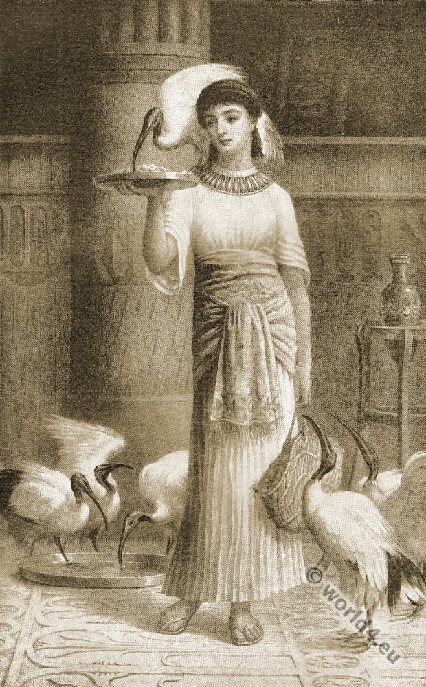 Alethe. Priestess of Isis. Ancient egypt priestess costume. The Epicurean. Thomas Moore.