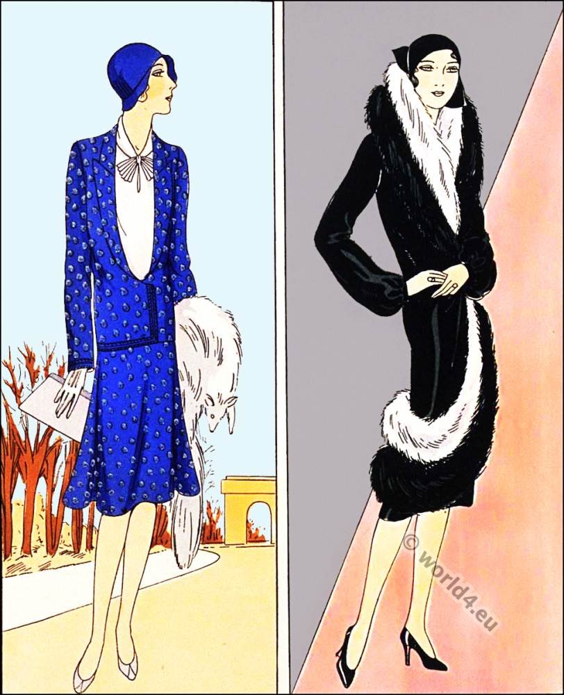 Germaine, Lecomte, Flapper, fashion, Art-deco, costumes,