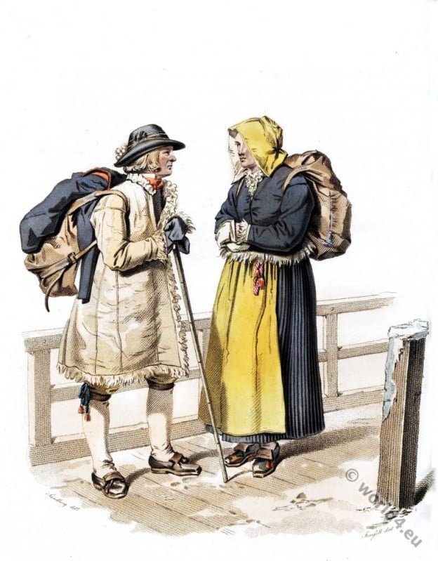 Sweden Leksand. Traditional farmers national costumes