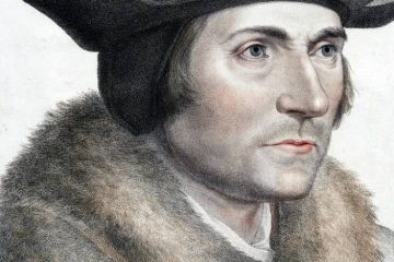 Sir Thomas More. English statesman in the 16th century.