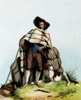 Smuggler. Costumes Pyrenees 1834.