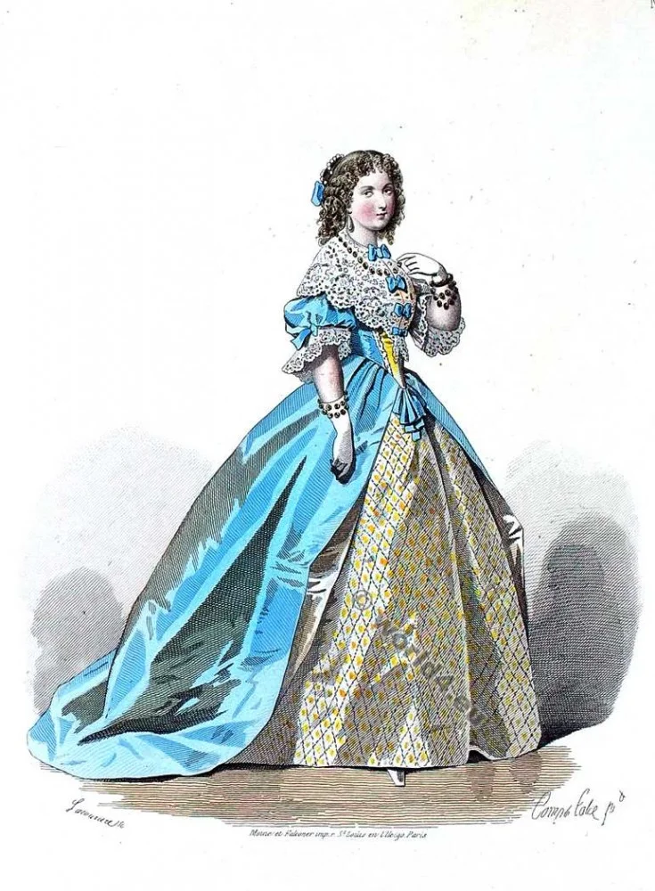 Epoque, Louis XIII, court, Baroque, Nobility, French, costume, fashion history, historical, dress, 17th century,