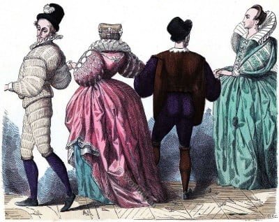 Clouet, 16ème, siècle, mode, baroque, Dame, Gentilshommes, costumes,